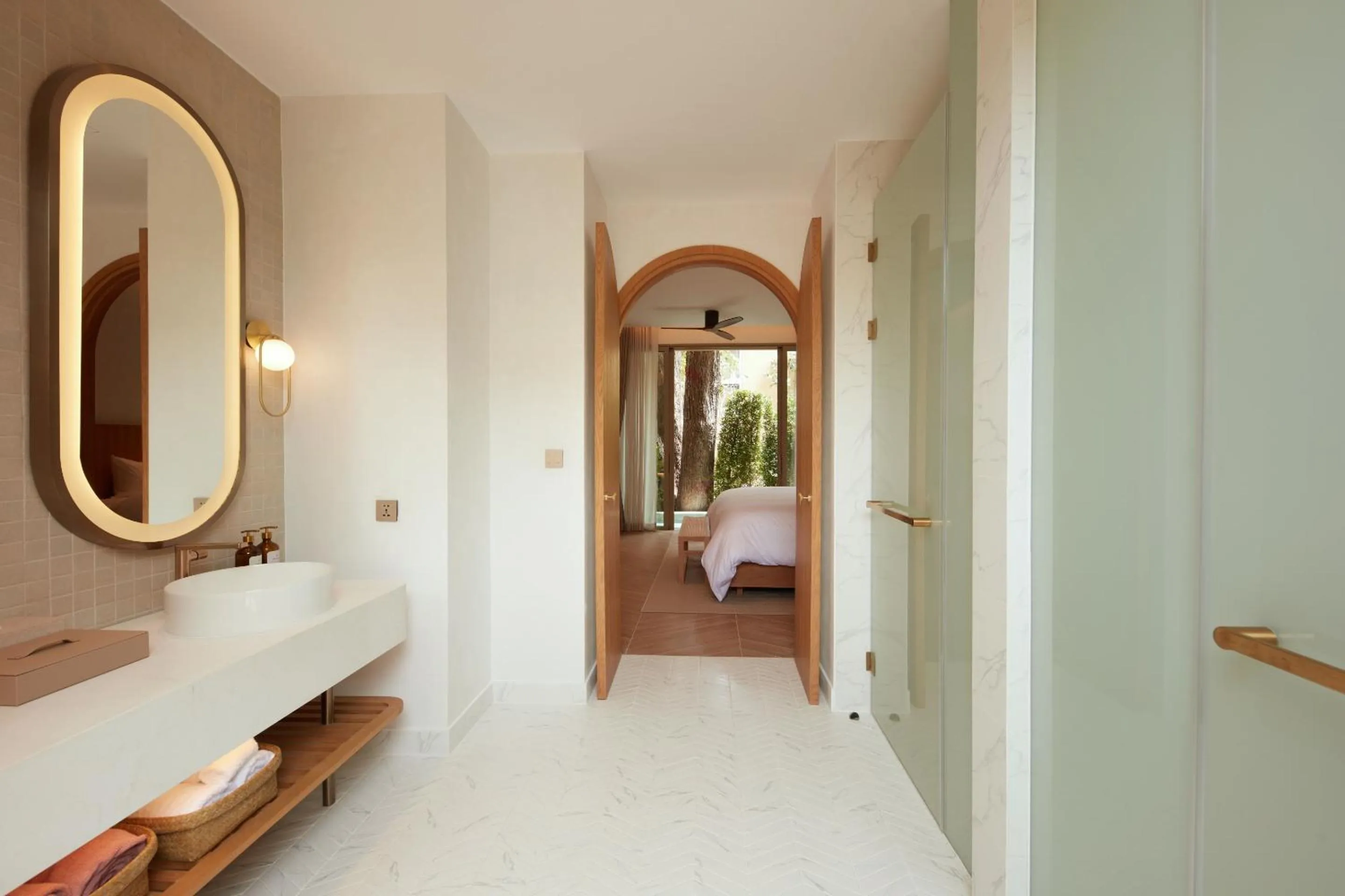 Bathroom, Bed in Marasca Samui - Small Luxury Hotels of the World