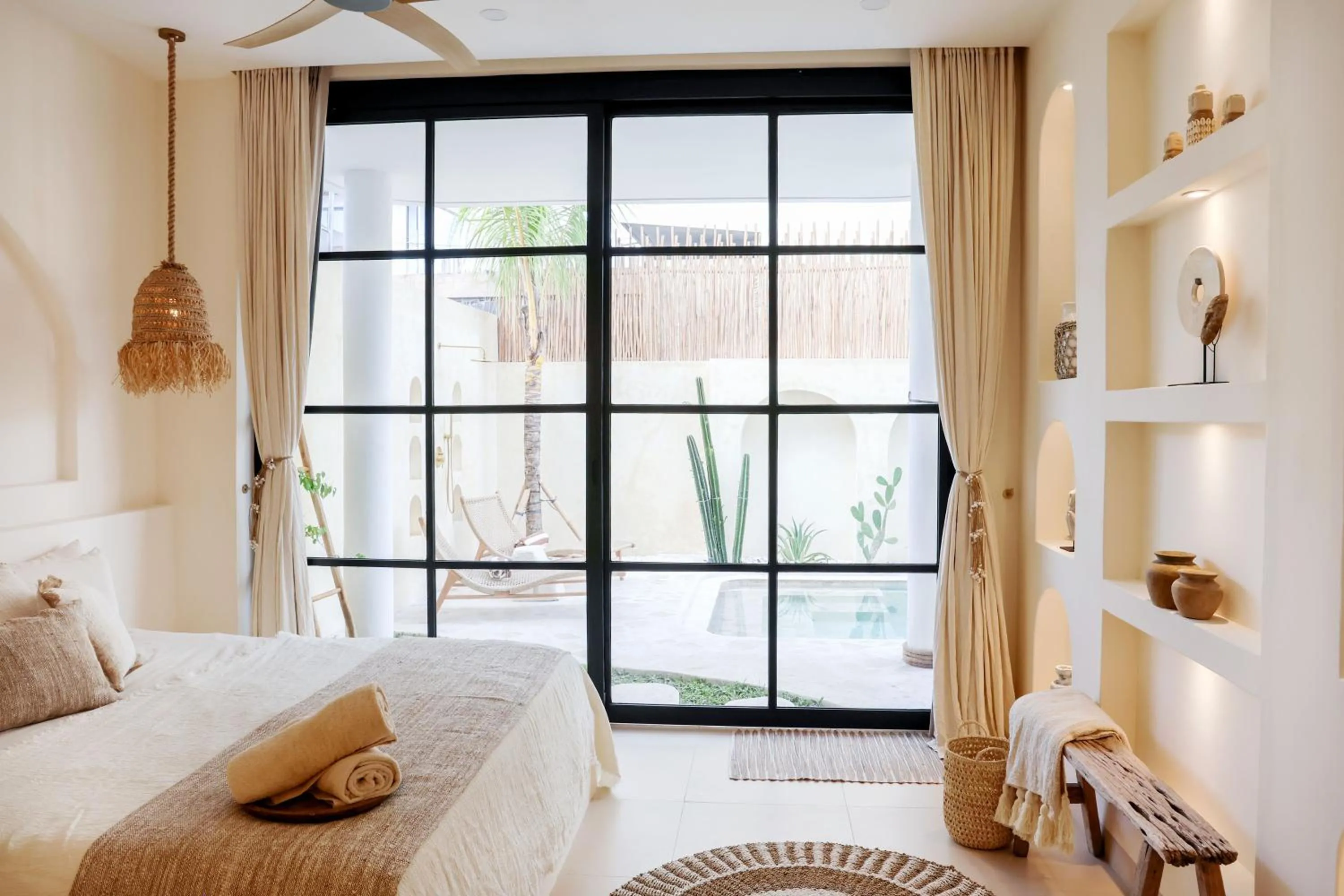 Bedroom, Bed in Villa Coconut Canggu