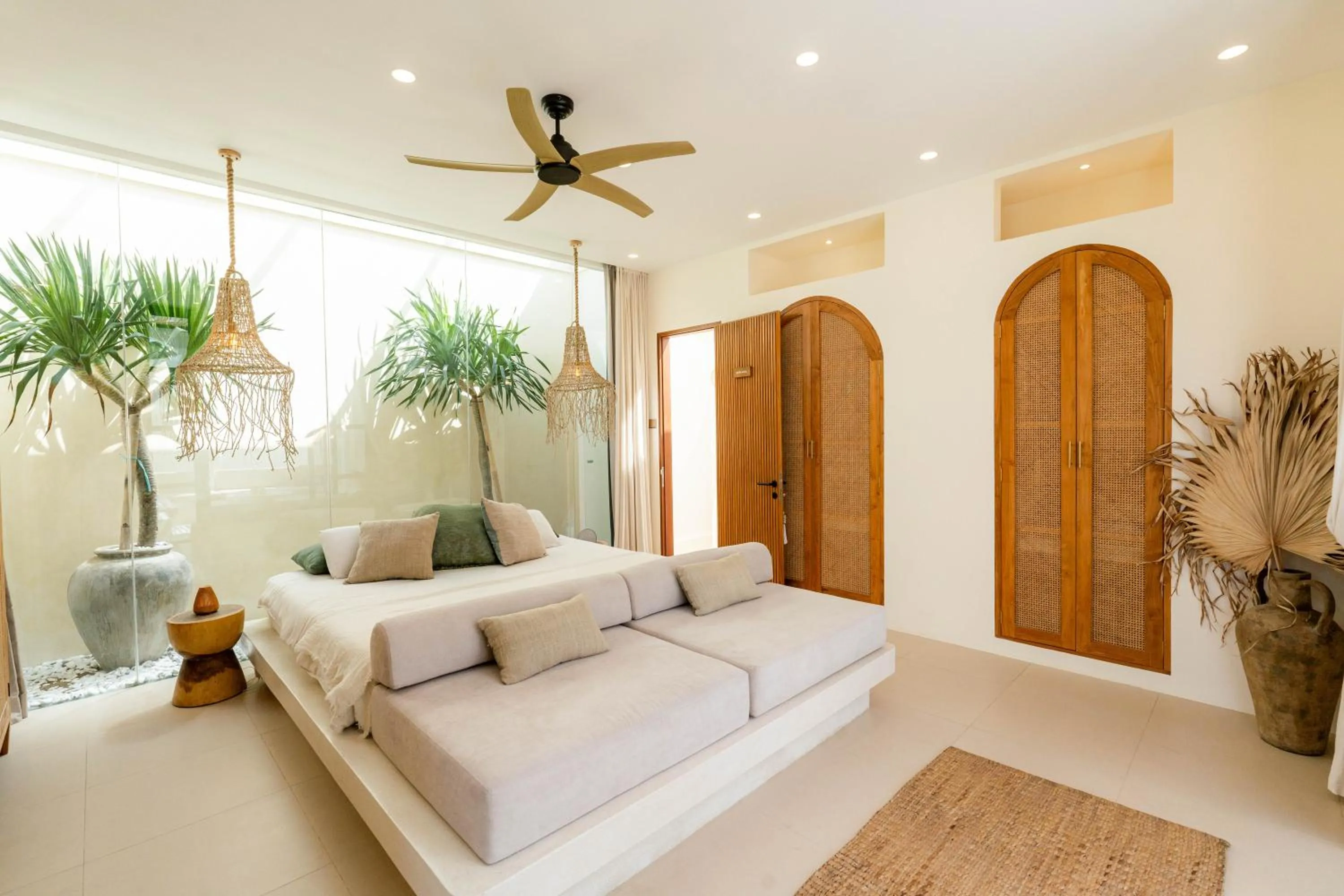 Bed in Villa Coconut Canggu