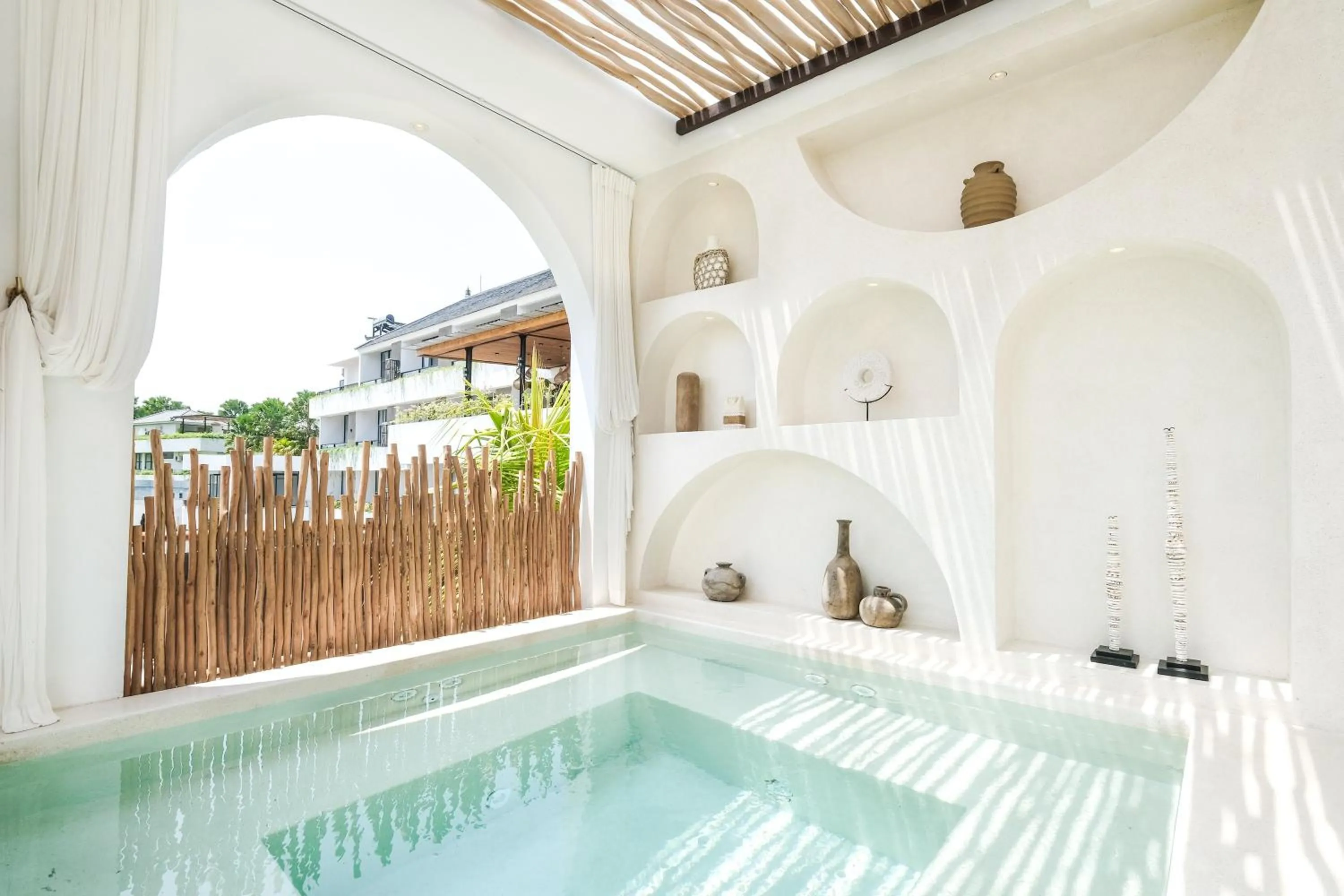 Hot Tub in Villa Coconut Canggu