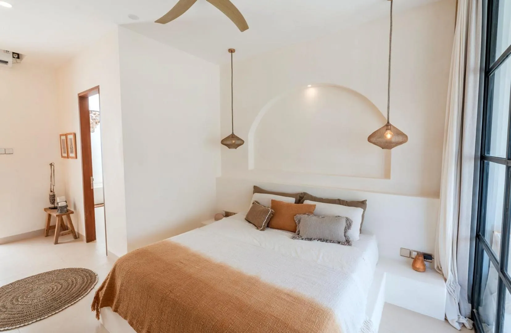Bedroom, Bed in Villa Coconut Canggu