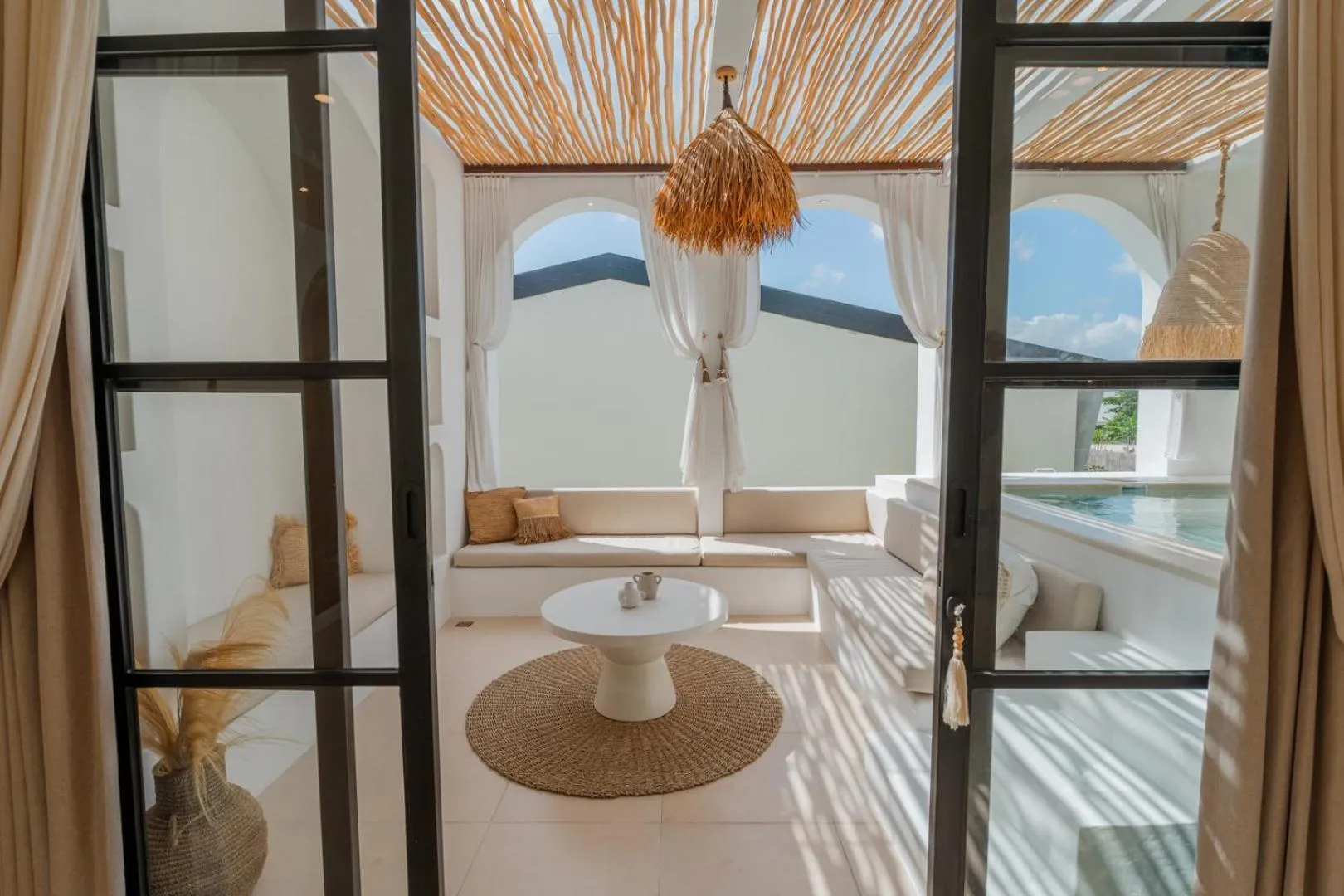 Seating area in Villa Coconut Canggu