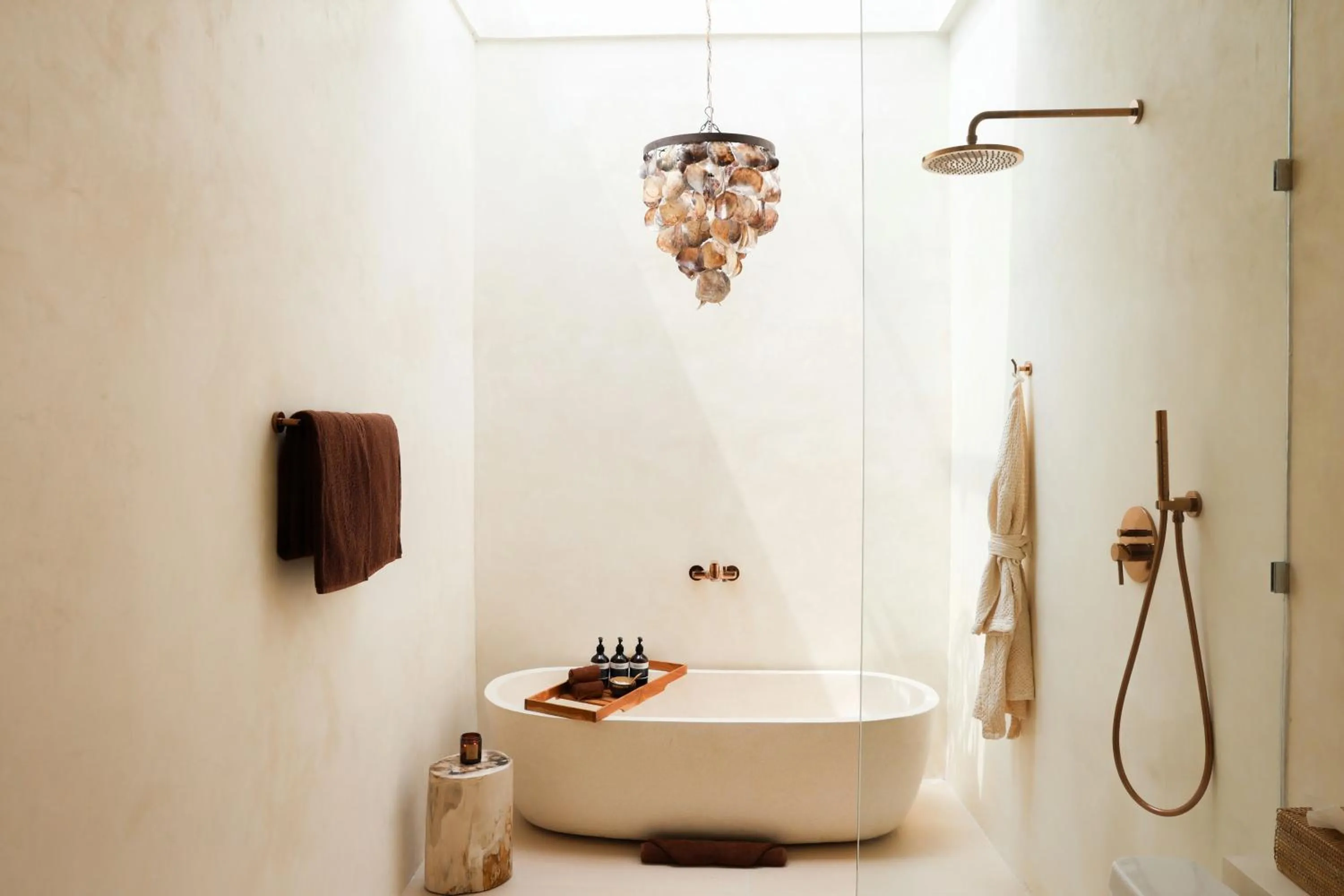 Shower in Villa Coconut Canggu