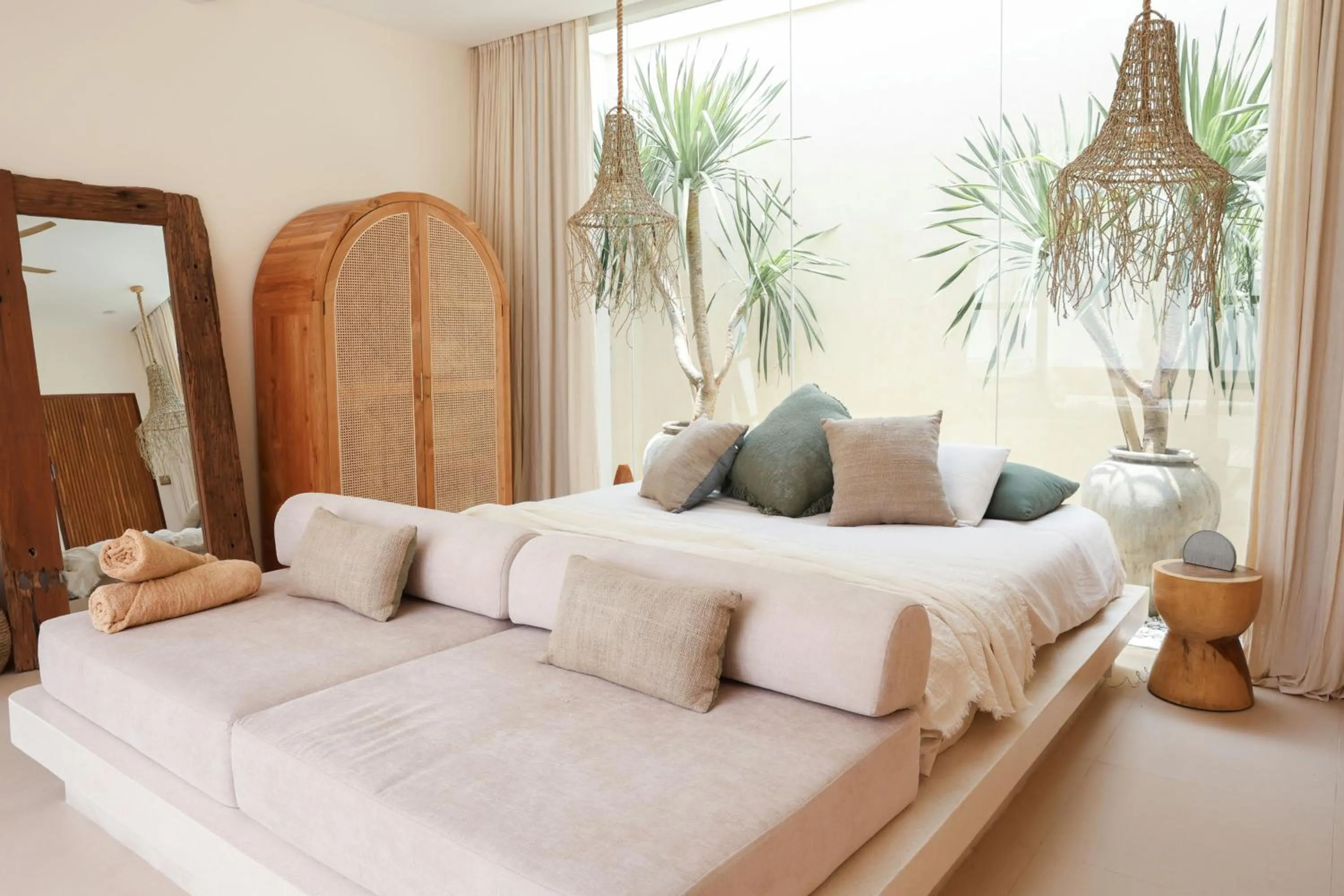 Bedroom, Bed in Villa Coconut Canggu