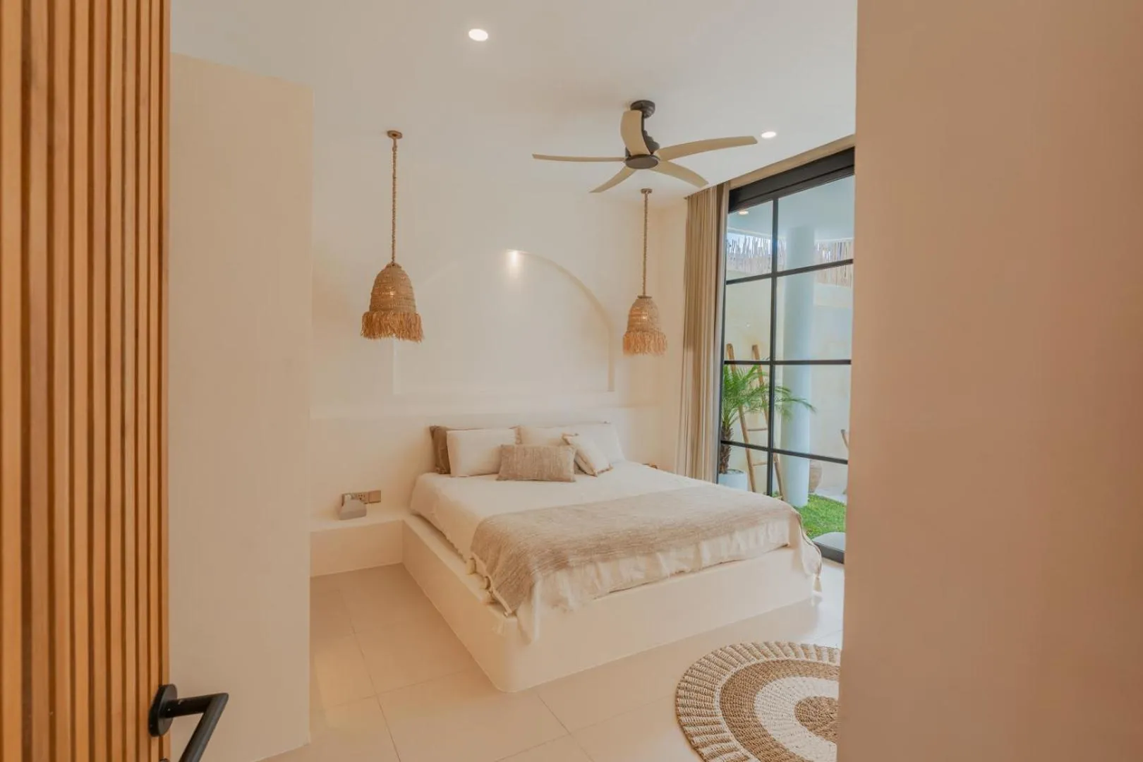 Bed in Villa Coconut Canggu