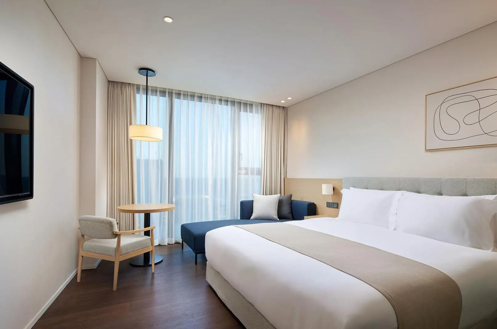 Bedroom, Bed in Shilla Stay Plus Iho Tewoo Ocean Front