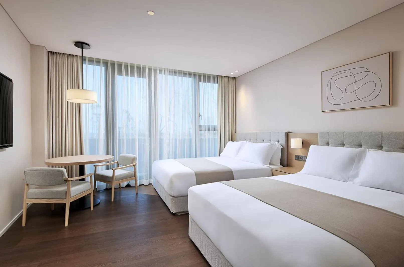 Bedroom, Bed in Shilla Stay Plus Iho Tewoo Ocean Front