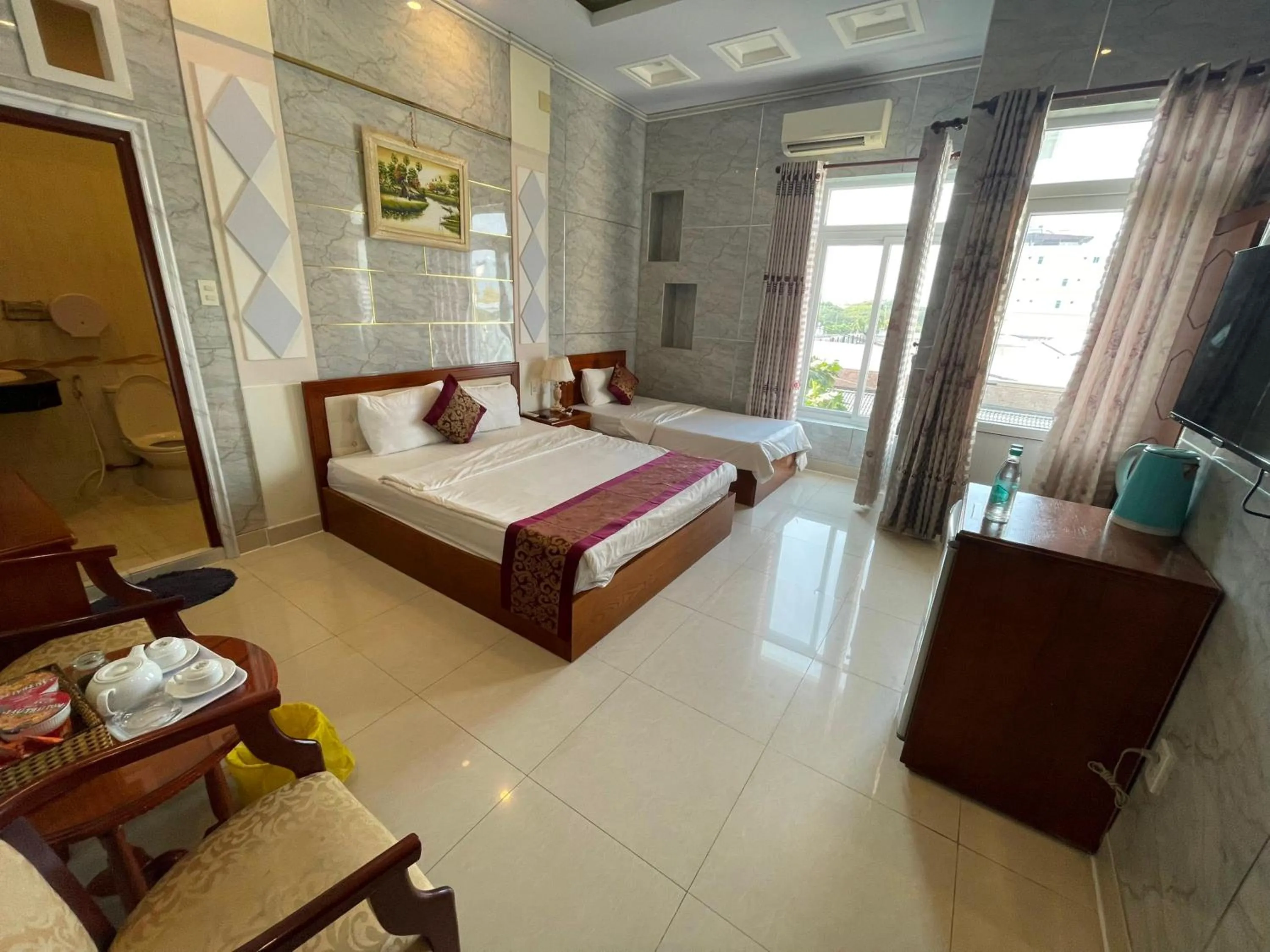 Bedroom, Bed in Hồng Nhung Hotel Kiên Giang