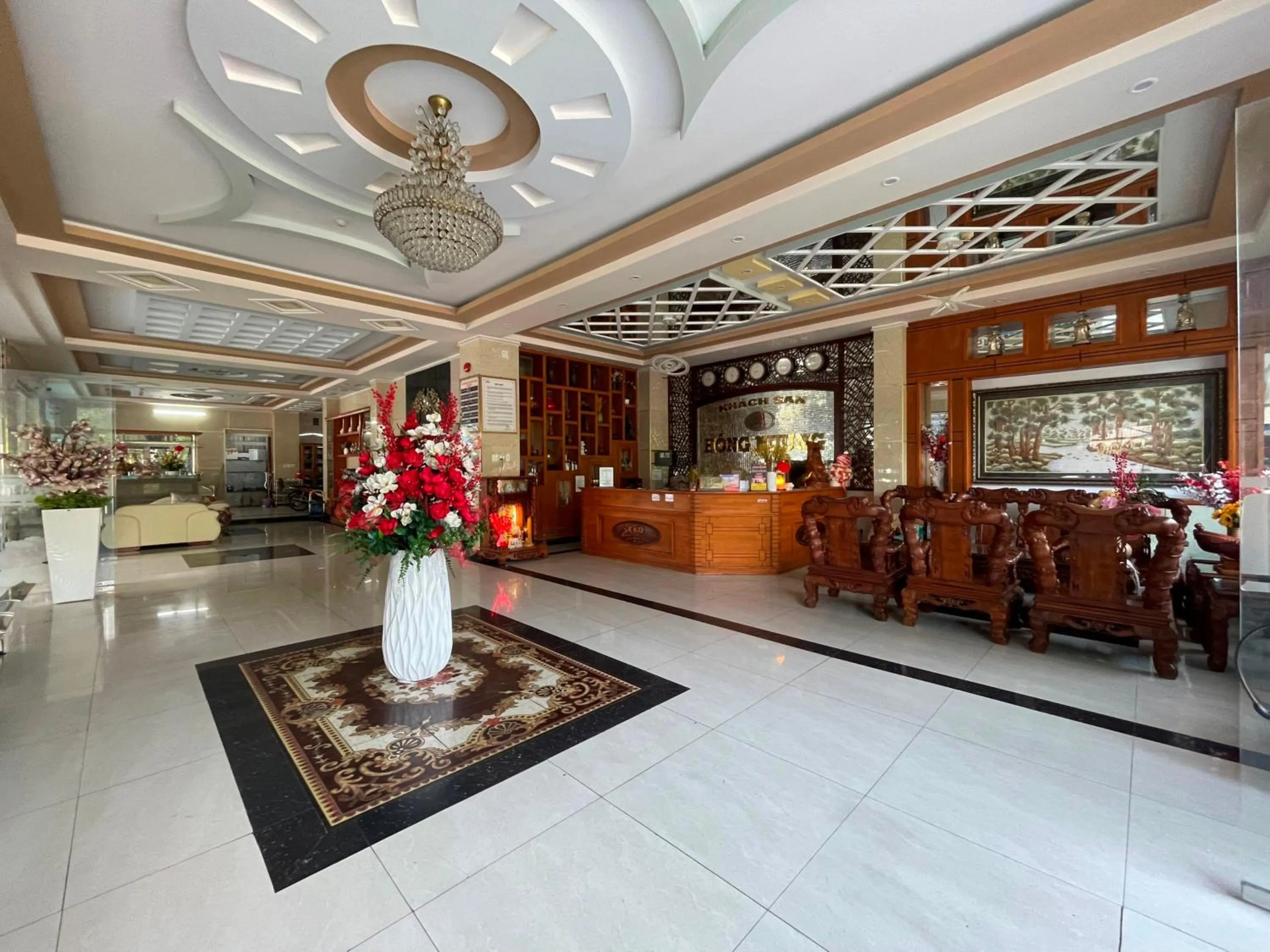 Living room in Hồng Nhung Hotel Kiên Giang