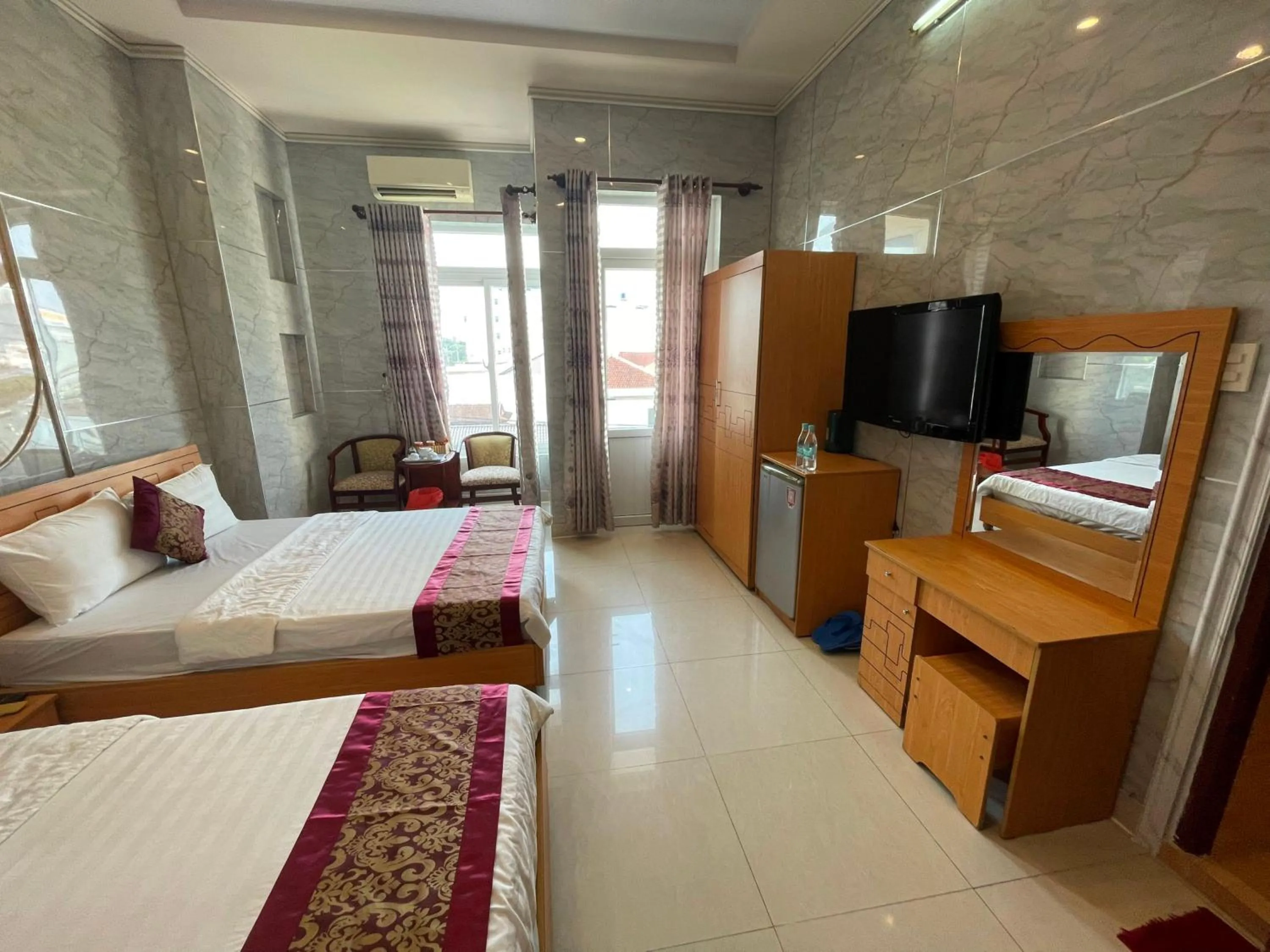 Bed in Hồng Nhung Hotel Kiên Giang