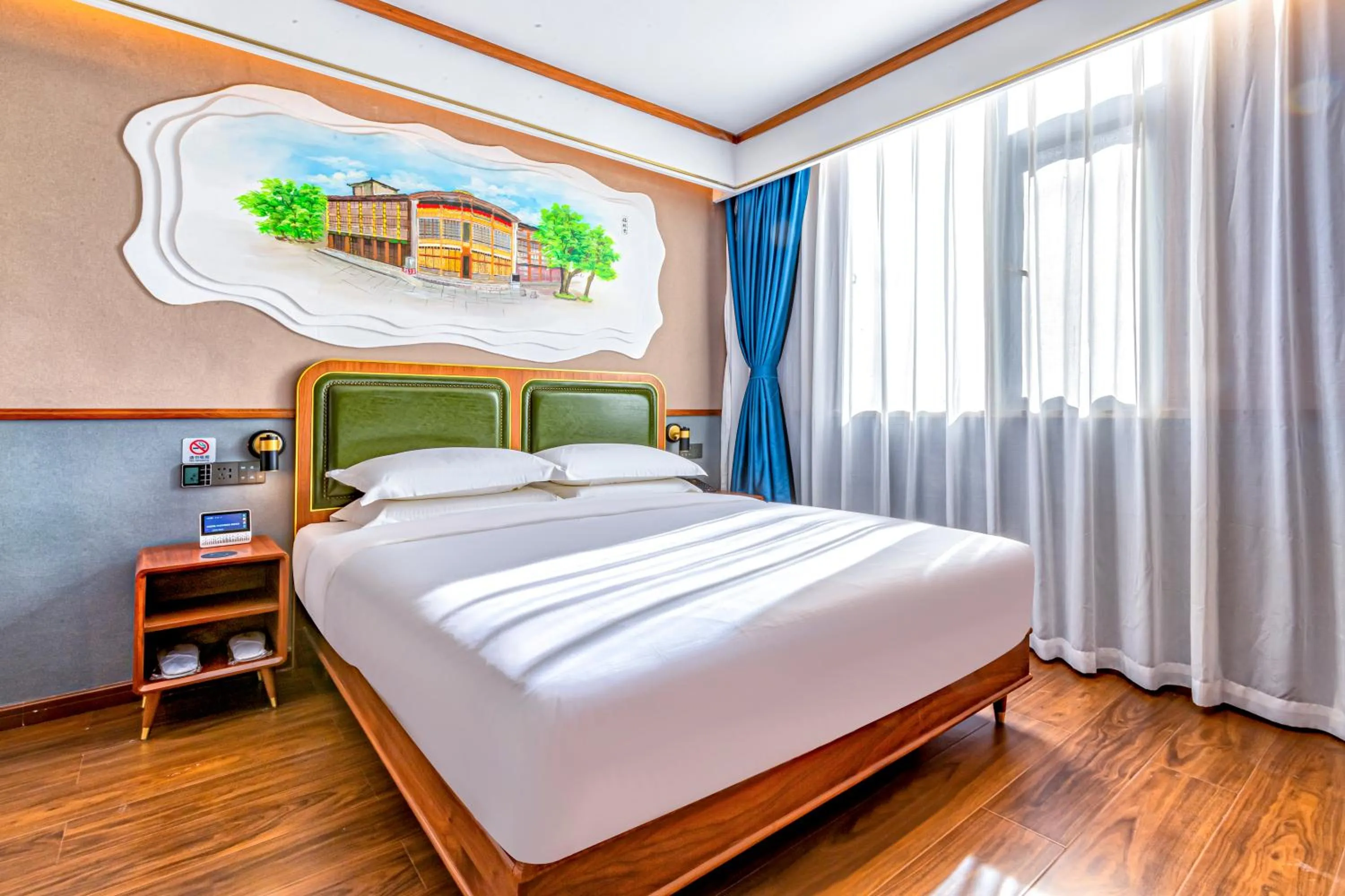 Bed in Nostalgia S Hotel Kunming Old Street