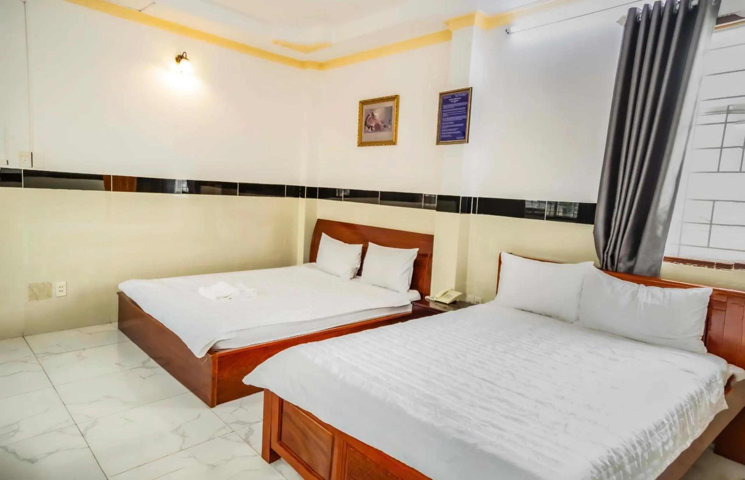 Bed in THANH NGỌC HOTEL