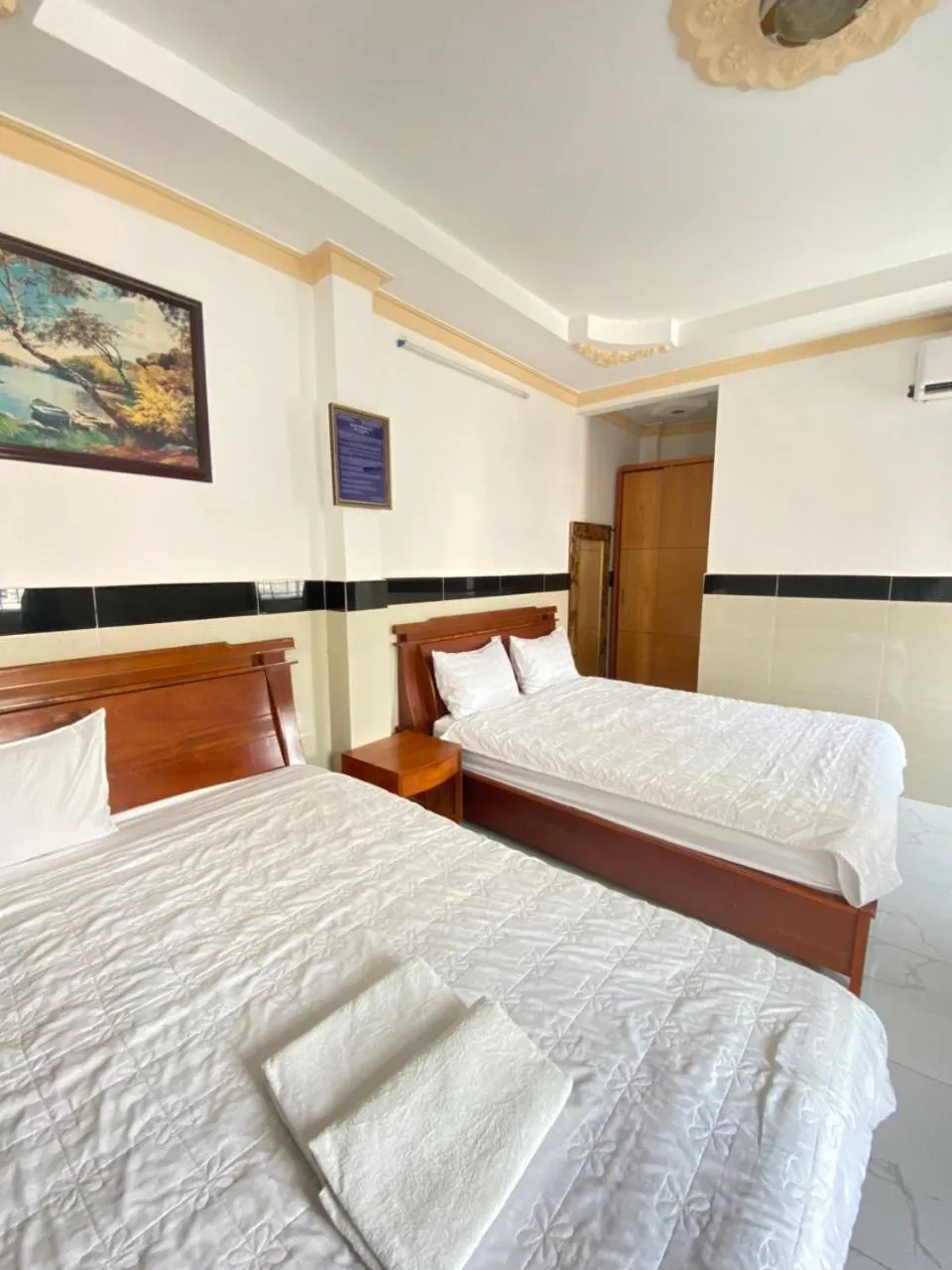 Bed in THANH NGỌC HOTEL