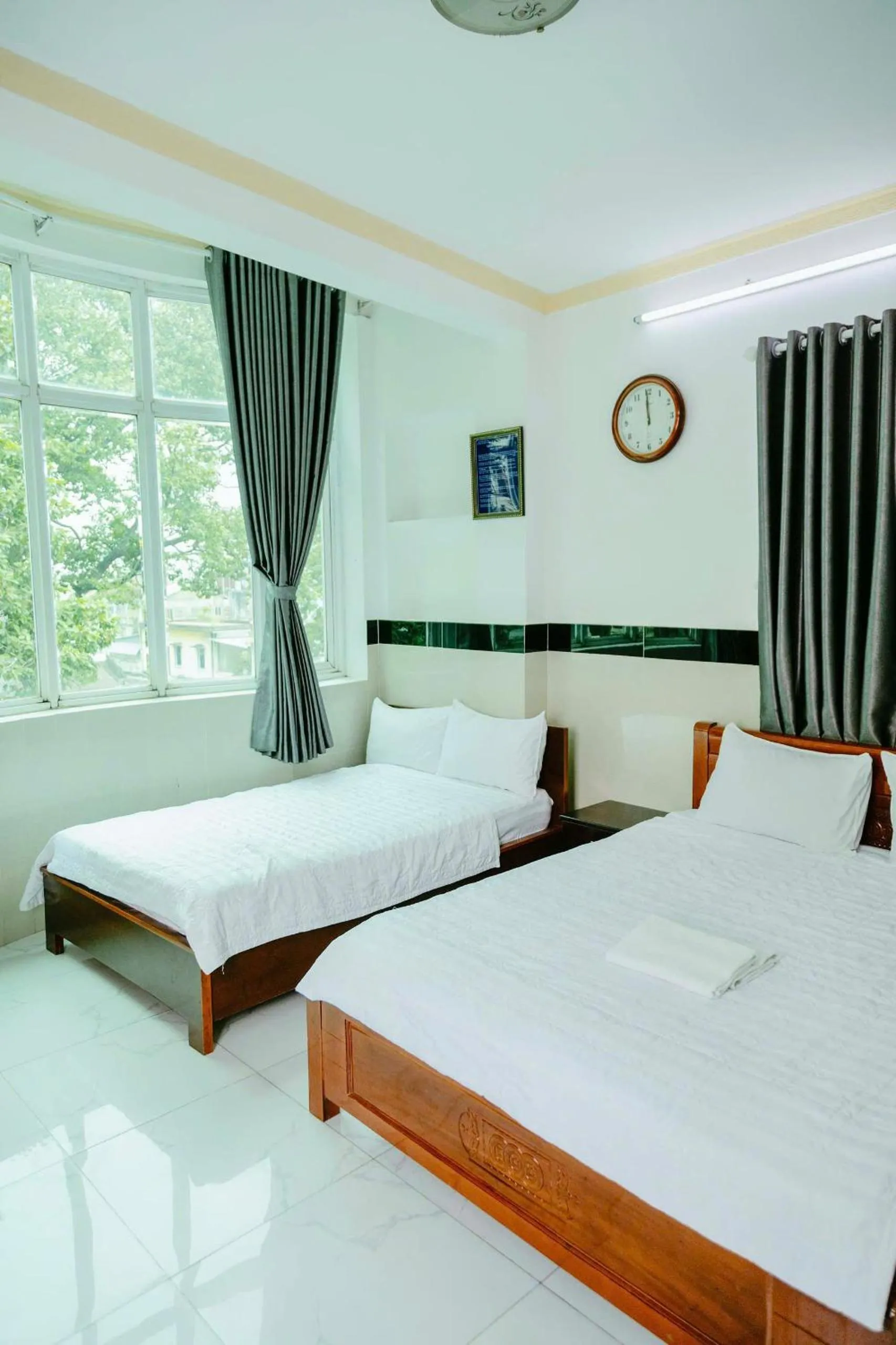 Bed in THANH NGỌC HOTEL