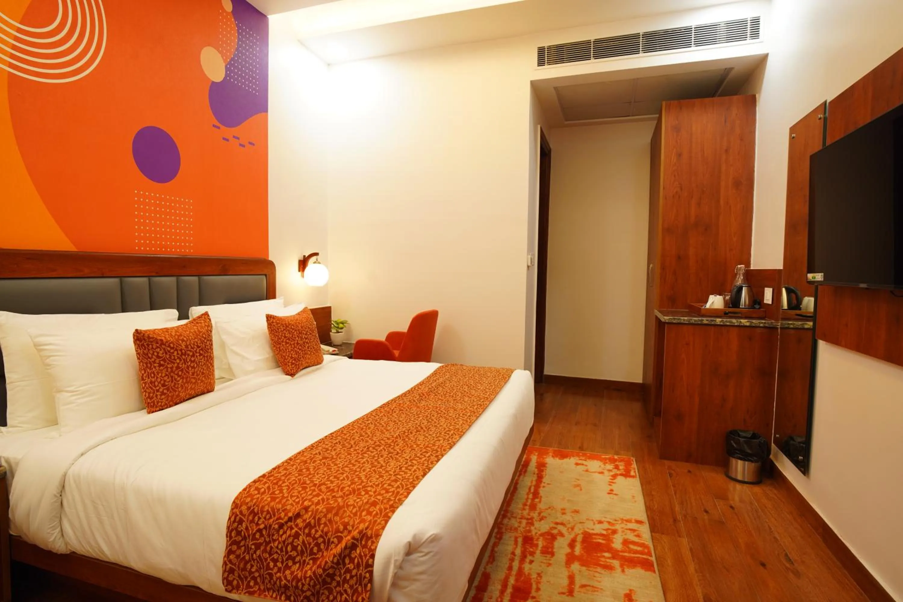 Bedroom, Bed in IRA By Orchid Noida