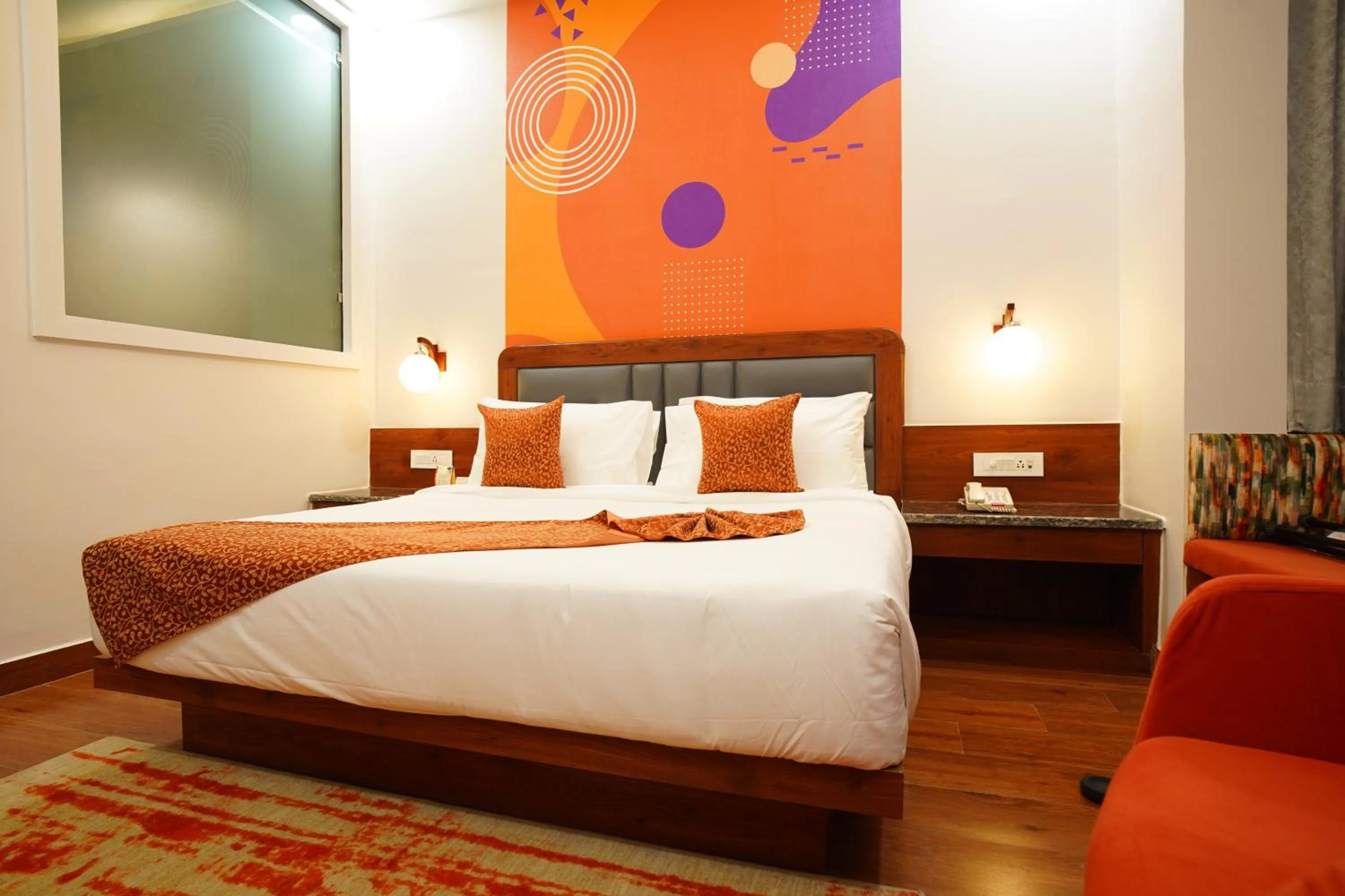 Bedroom, Bed in IRA By Orchid Noida