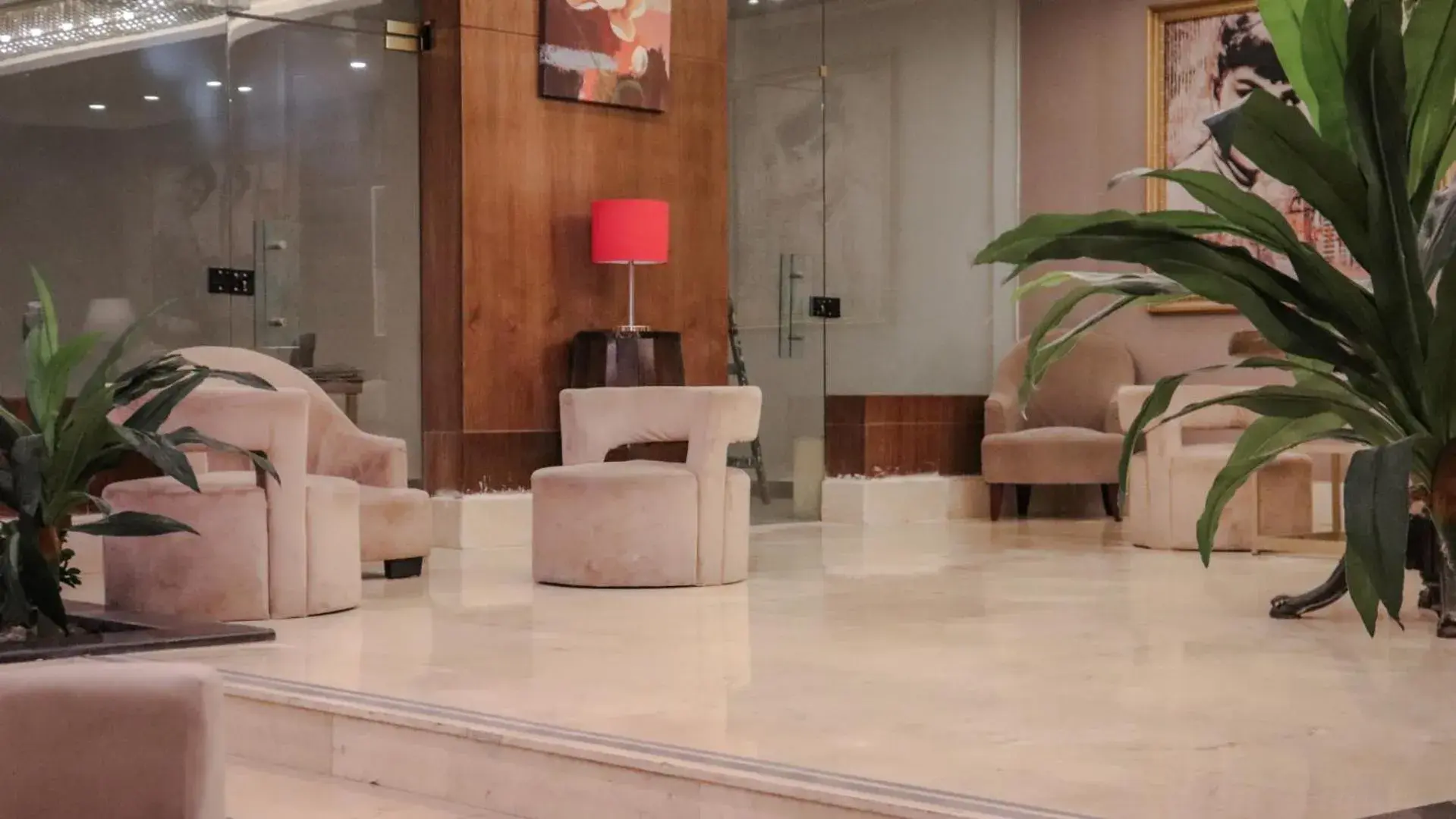 Lobby or reception in Sandy palace Hotel Lobby or reception in Sandy palace Hotel