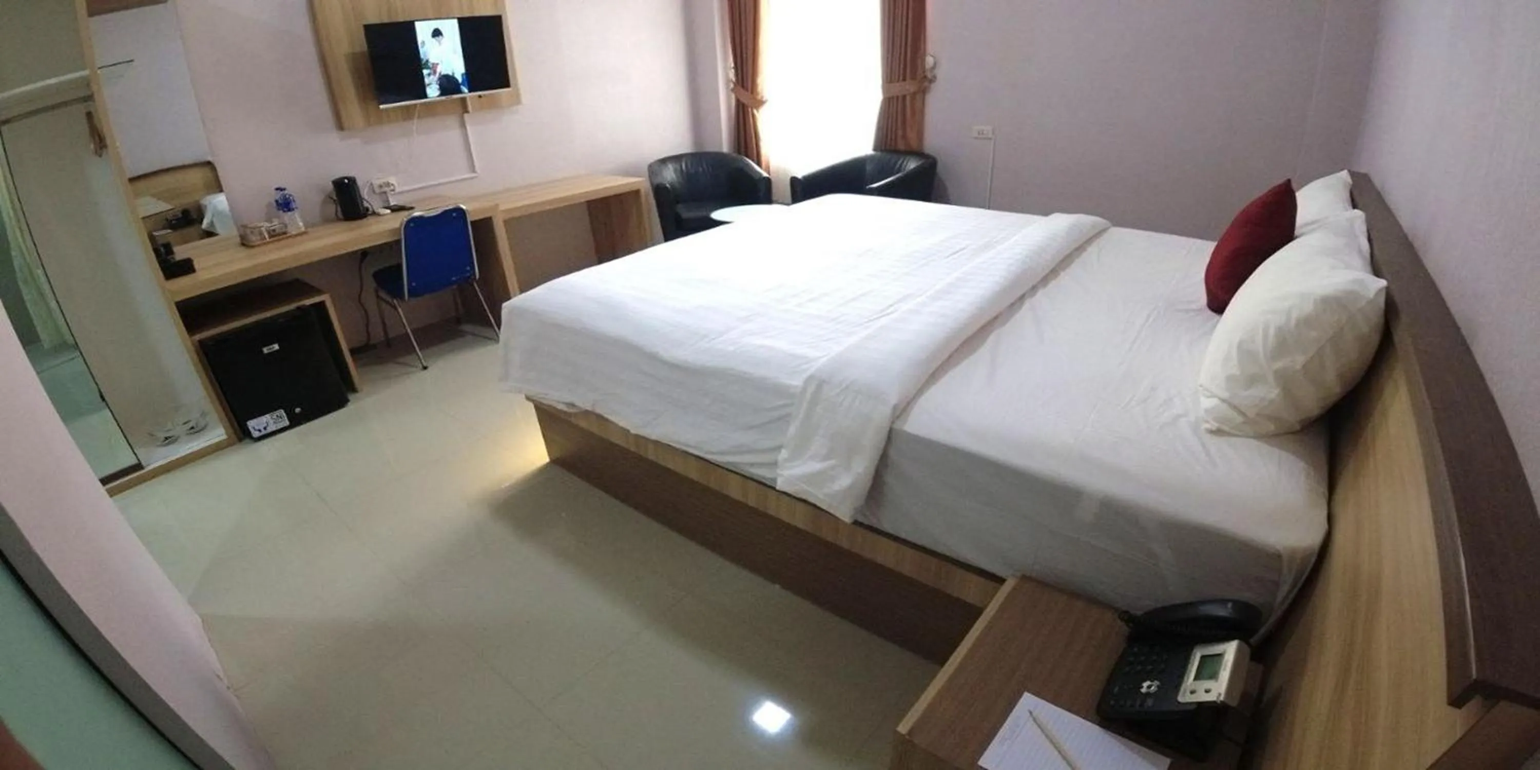 Bed in Great Cokro Edotel Lampung