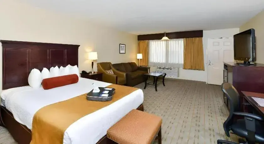 Bed in Best Western Frontier Motel Bed in Best Western Frontier Motel