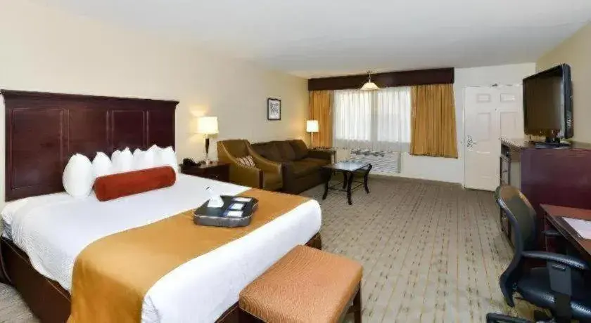 Bed in Best Western Frontier Motel Bed in Best Western Frontier Motel