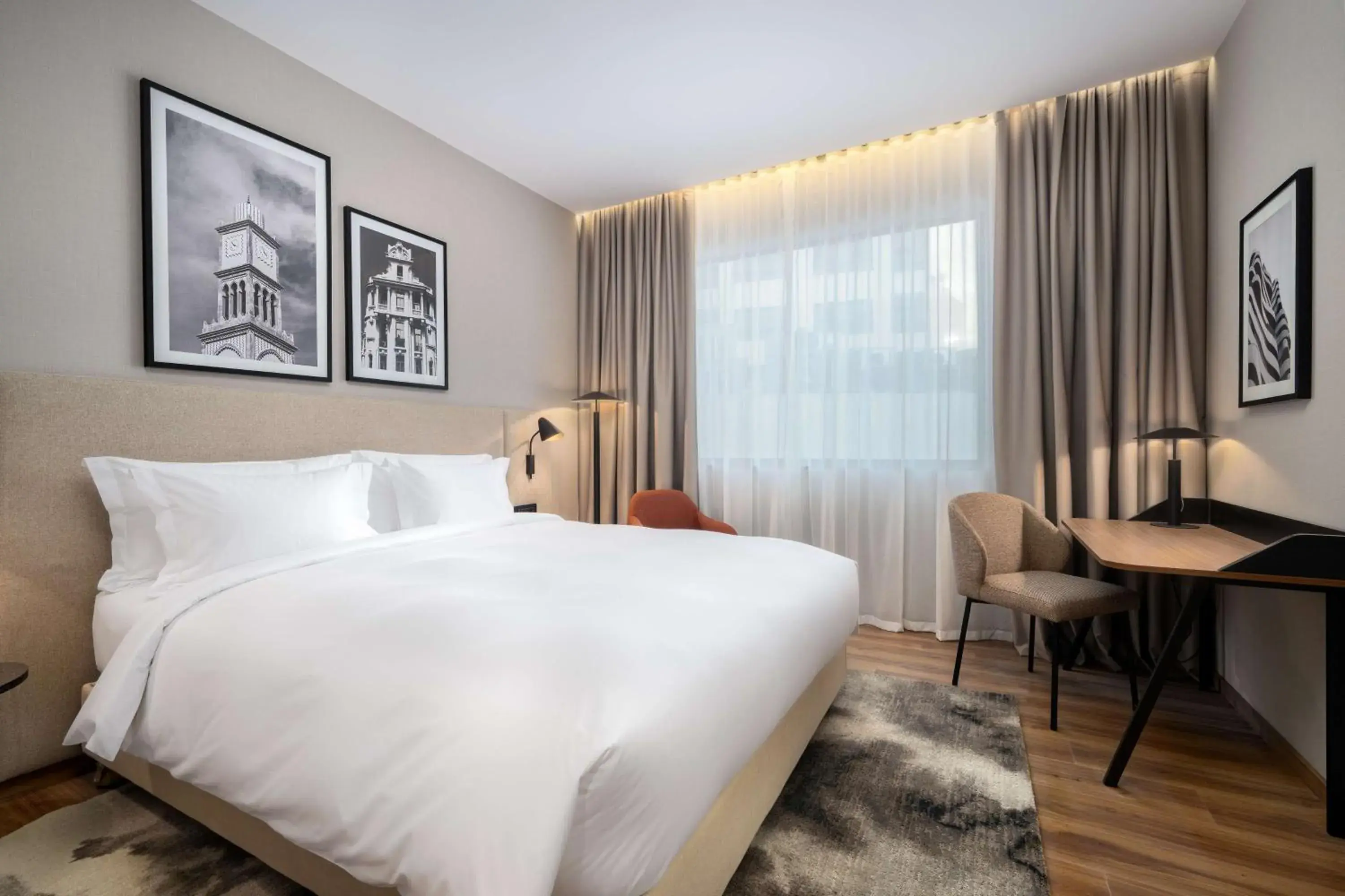 Bedroom, Bed in Radisson Hotel Casablanca Gauthier La Citadelle Bedroom, Bed in Radisson Hotel Casablanca Gauthier La Citadelle