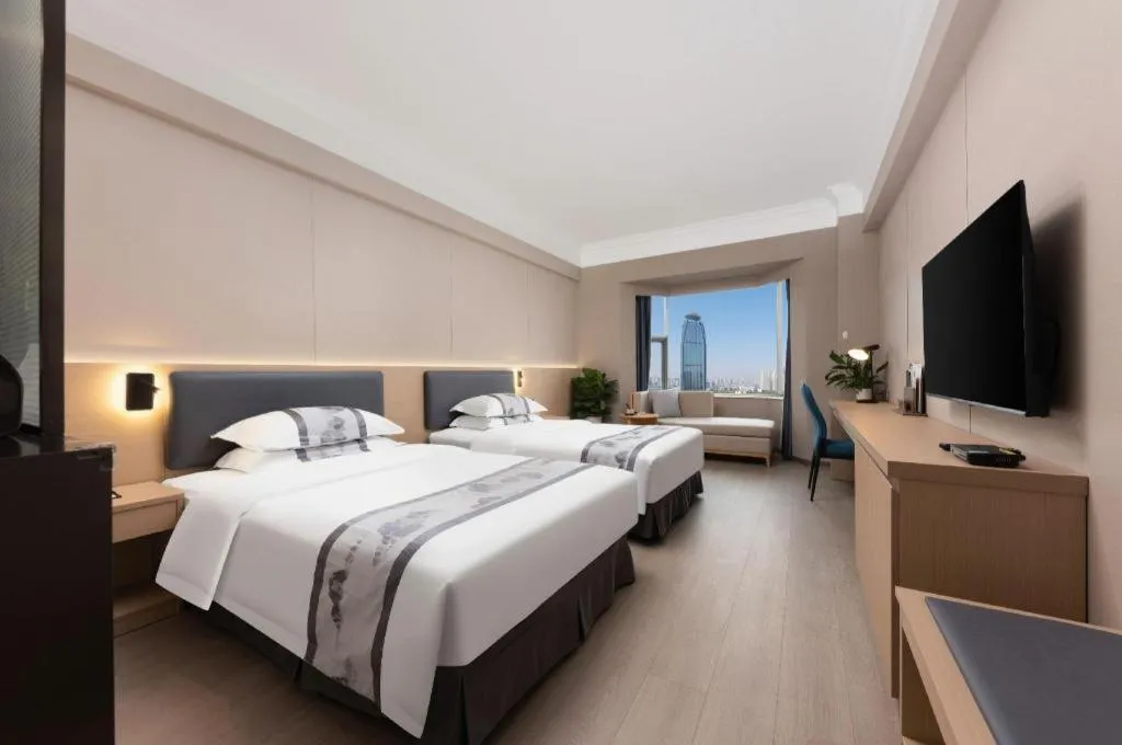 Bed in Greatwall Hotel - Zhengzhou