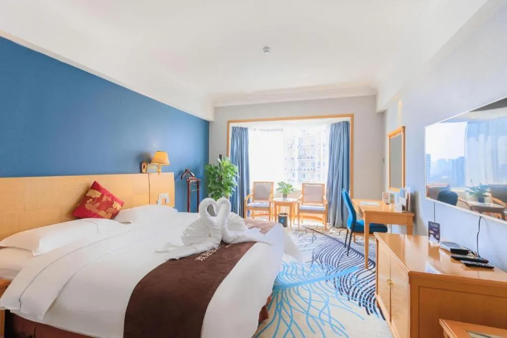 Bed in Greatwall Hotel - Zhengzhou