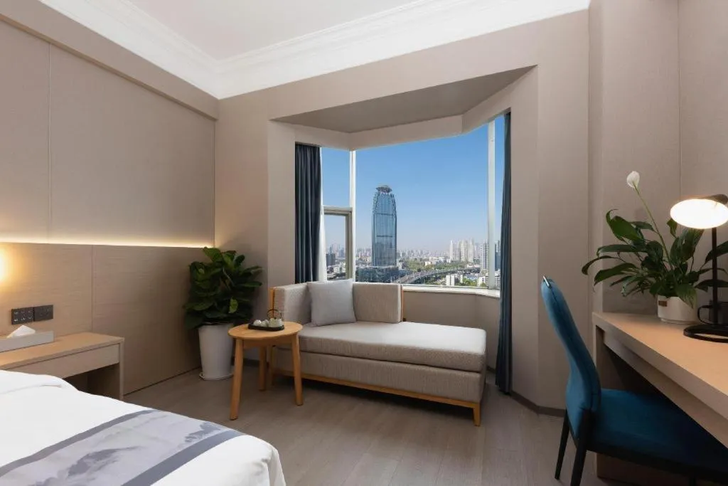 Bed in Greatwall Hotel - Zhengzhou