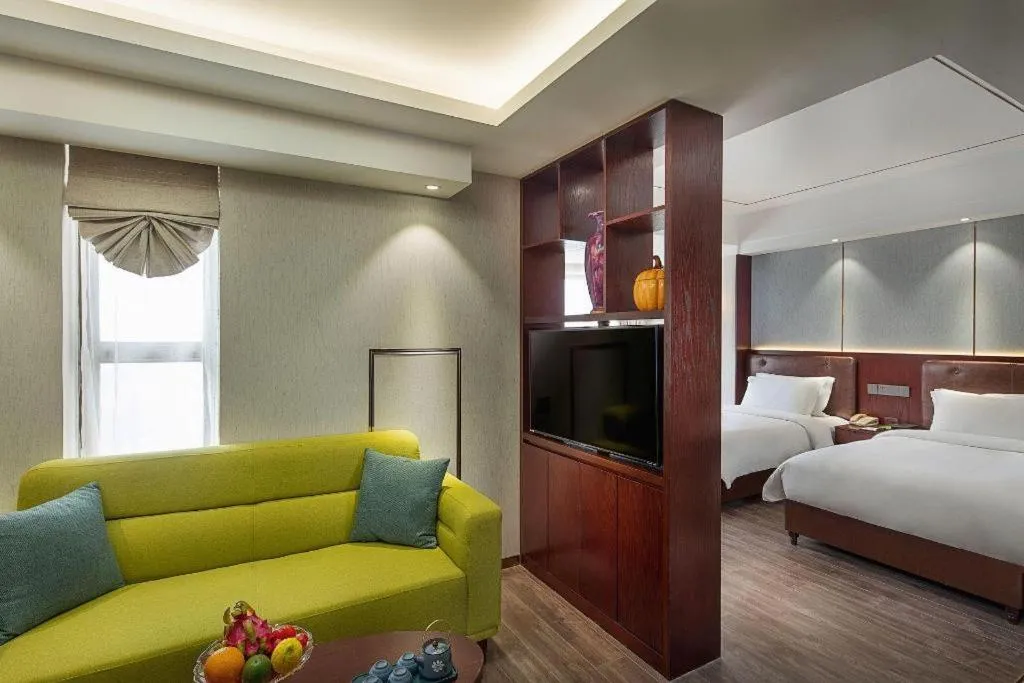 Bed in Xian Empress Hotel