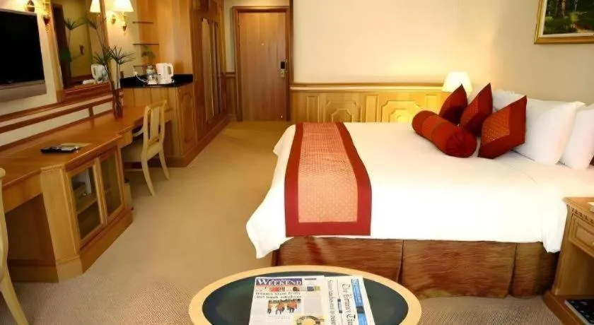 Bed in The Rizqun International Hotel