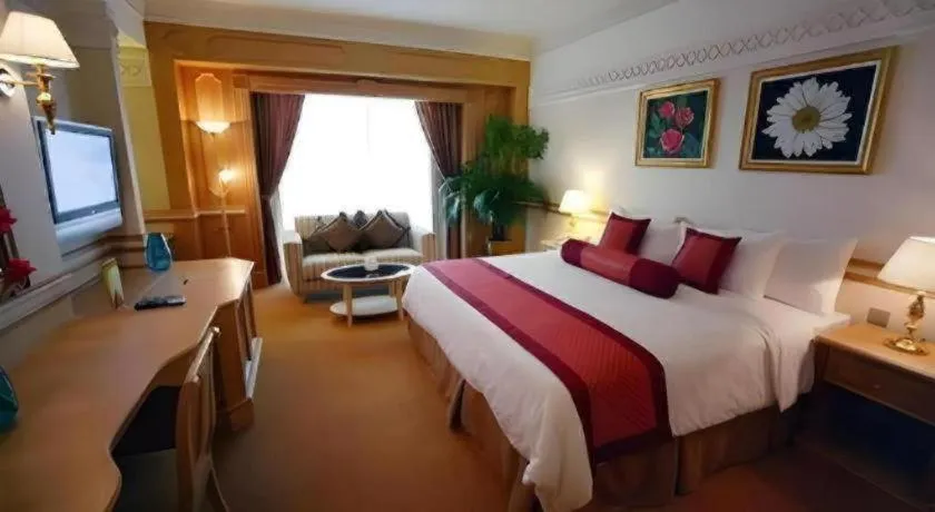 Bed in The Rizqun International Hotel