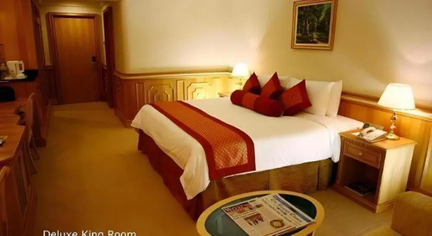 Bed in The Rizqun International Hotel