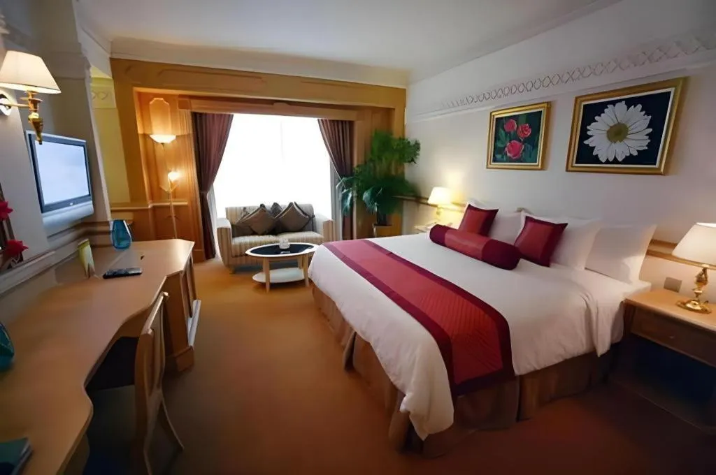 Bed in The Rizqun International Hotel