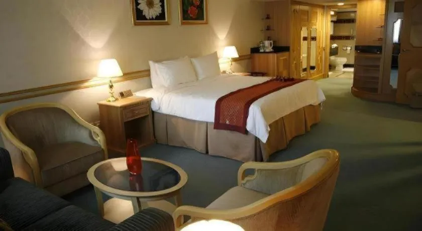 Bed in The Rizqun International Hotel