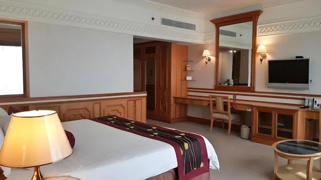 Bed in The Rizqun International Hotel