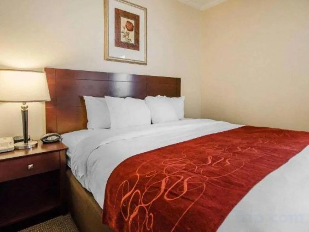 Bed in Quality Suites Jeffersonville - Louisville North