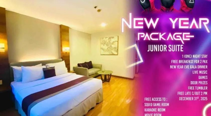 Bed in Grand Cemara Hotel