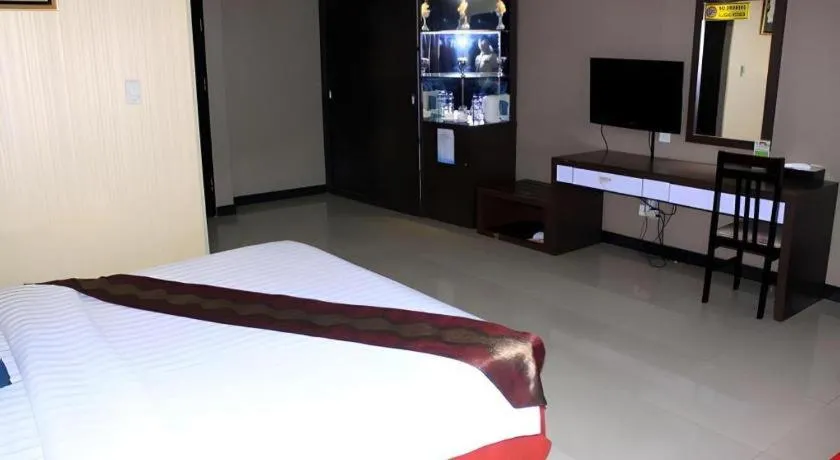 Bed in Grand Antares Hotel