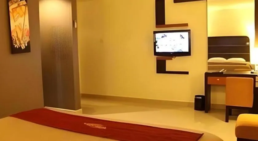 Bed in Travello Hotel Manado