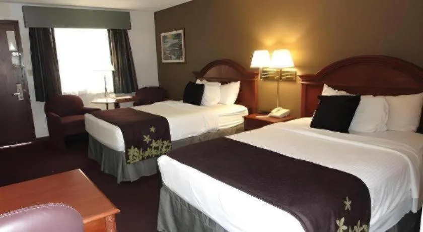 Bed in AmericInn by Wyndham La Crosse Riverfront-Conference Center