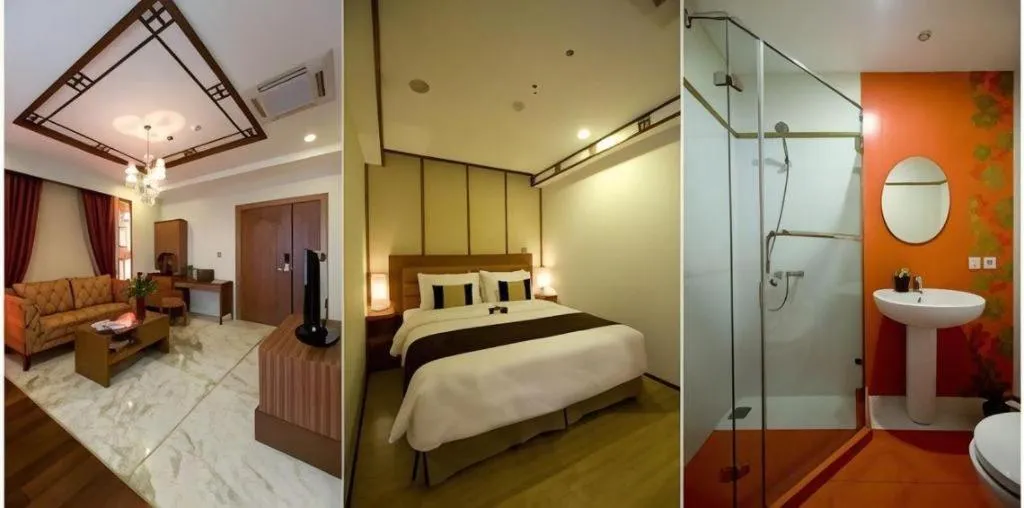 Bed in Amos Cozy Hotel Melawai