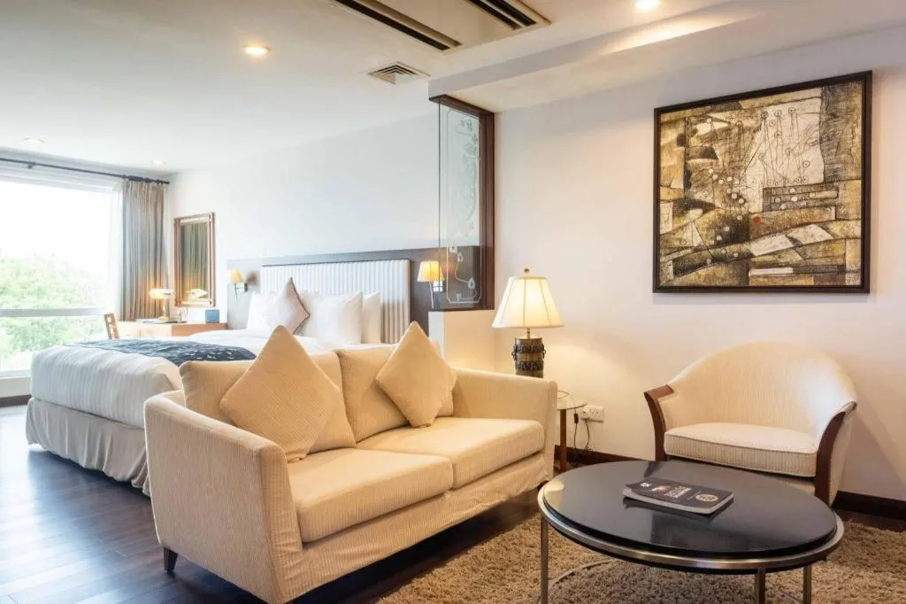 Bed in Plaza Sutera Biru Hotel