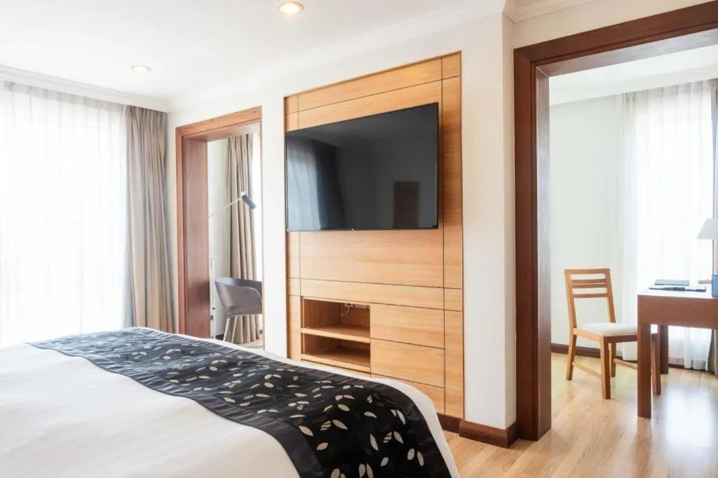 Bed in Plaza Sutera Biru Hotel