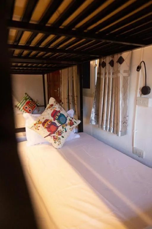 Bed in Canh Dieu Mountain Hotel