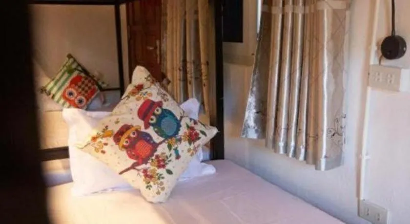 Bed in Canh Dieu Mountain Hotel