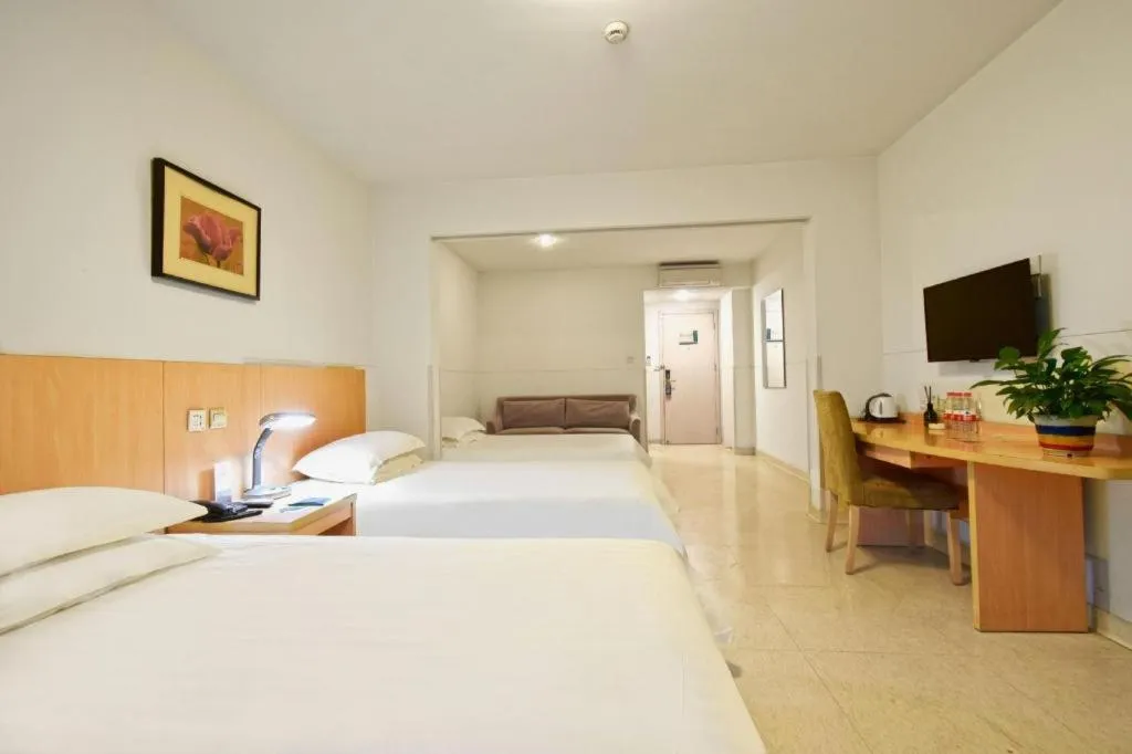 Bed in Jinjiang Inn E'ling Cultural and Creative Second Factory