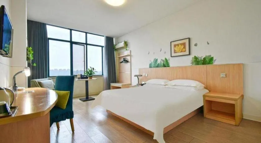 Bed in Jinjiang Inn E'ling Cultural and Creative Second Factory