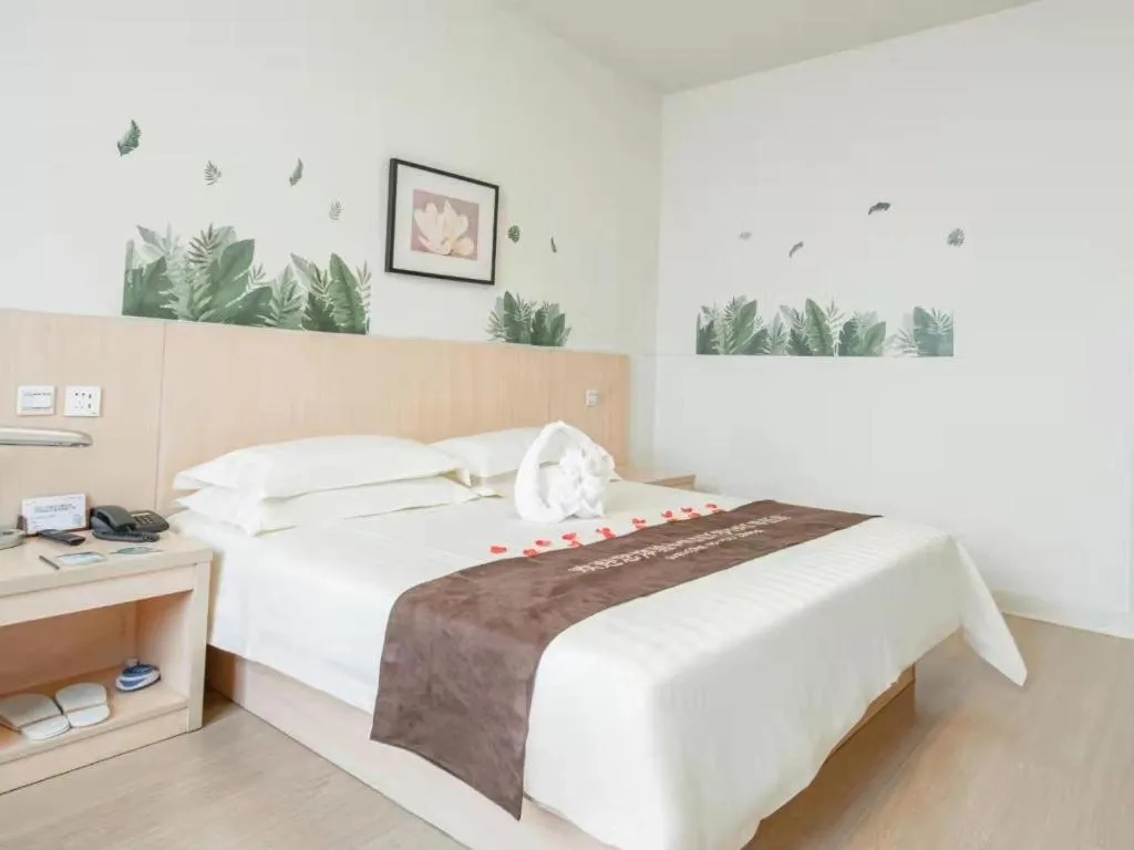 Bed in Jinjiang Inn E'ling Cultural and Creative Second Factory