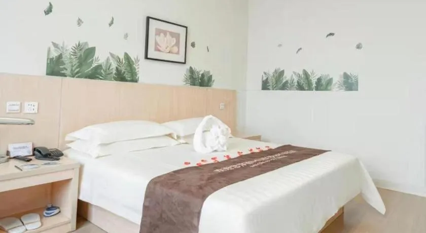 Bed in Jinjiang Inn E'ling Cultural and Creative Second Factory