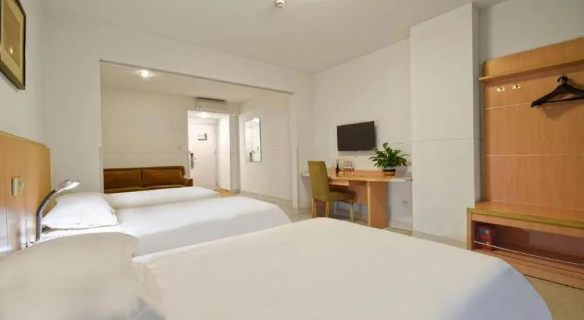 Bed in Jinjiang Inn E'ling Cultural and Creative Second Factory